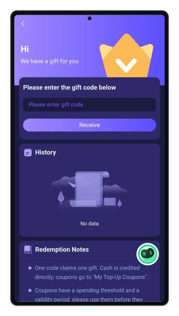 Shree Win Daily Gift Code Redemption and Bonus Claim Box